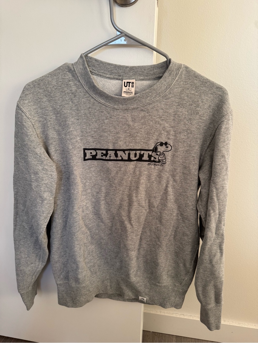 Peanuts Gray Crewneck Sweatshirt - UT